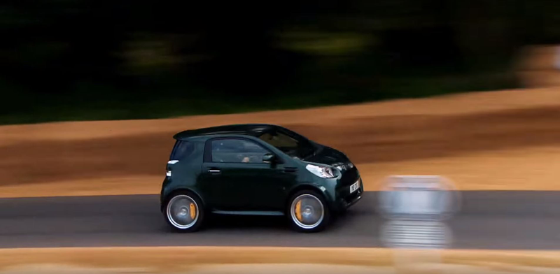 Illustration for article titled The Aston Martin V8 Cygnet Is as Hilarious to Drive as It Is to Look At